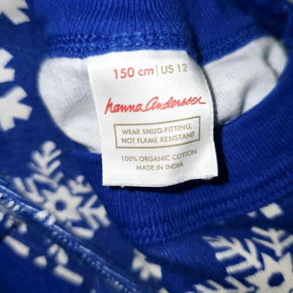 Hanna Andersson Holiday Long John - 12 Kids - Picture 3 of 5